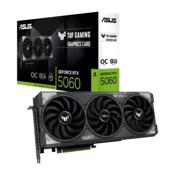 ASUS TUF Gaming GeForce RTX 5060 8GB GDDR7 OC Edition 550W Graphics Card